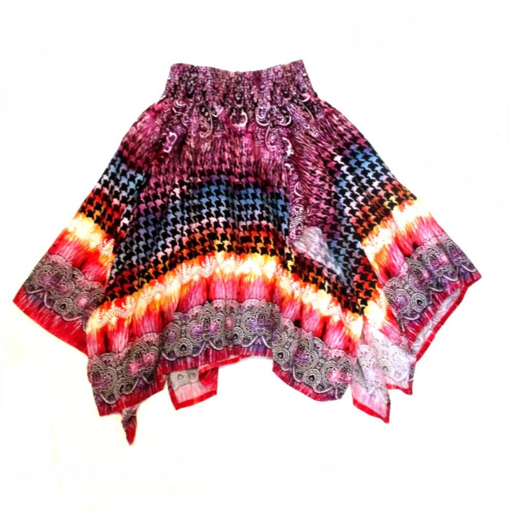 Ragdoll & Rockets Girls Hanky‎ Skirt Elastic Waist sz 12 L NEW